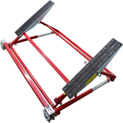 4409LBS/2000KG Portable Car Lift Adjustable Height Car Auto Scissor Lift with Wheels for Home Garages Stores