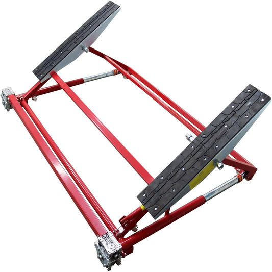 4409LBS/2000KG Portable Car Lift Adjustable Height Car Auto Scissor Lift with Wheels for Home Garages Stores