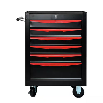 13 In. Rolling Metal Tool Chest with 4-Drawers, 20 In. 4-Drawer Tool Chest Cabinet with Ball Bearing Drawer Slides