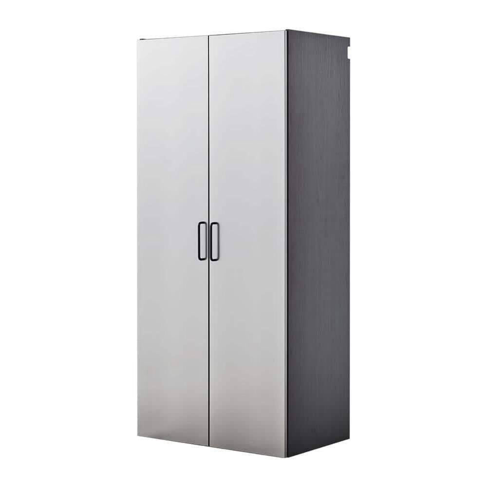 Asti Wood Wall Mounted Garage Cabinet in Gray (31.4 In. W X 78.7 In. H X 19.6 In. D)