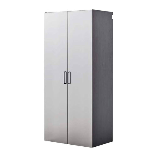 Asti Wood Wall Mounted Garage Cabinet in Gray (31.4 In. W X 78.7 In. H X 19.6 In. D)